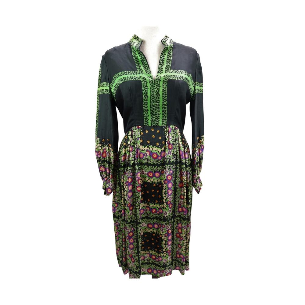 Vintage Neiman Marcus Long Sleeve Midi Dress